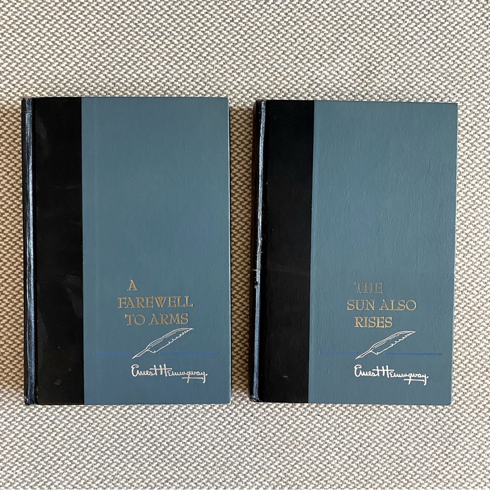 Ernest Hemingway A Farewell to Arms (1957) & The Sun Also Rises (1954)
